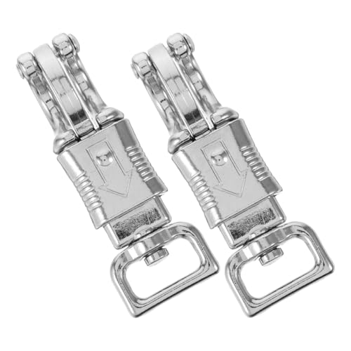 MOTHNUR Ganchos Giratorios de Metal para Equipo de Caballos, Gancho de Cierre a Presión Resorte, 2 Unidades, Aleación de Zinc Resistente, para Deportes Ecuestres y Actividades al Aire