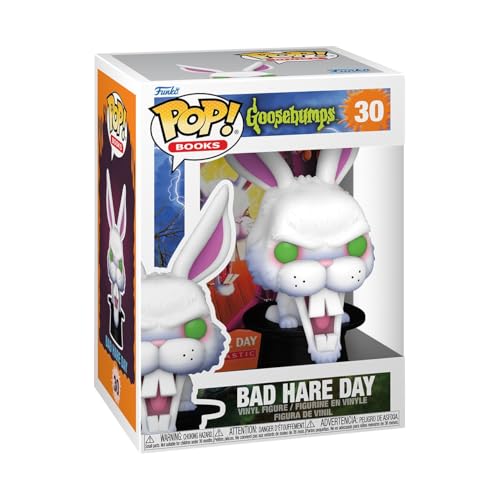 Funko Pop! Books: GBS – Bad Hare Day​ - Goosebumps - Figura de Vinilo Coleccionable - Idea de Regalo- Mercancia Oficial - Juguetes para Niños y Adultos - Movies Fans - Muñeco para Coleccionistas