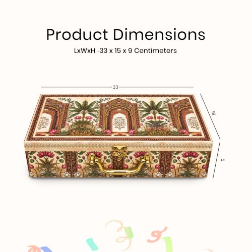 Image of Brijbooti Dry Fruits Gift Pack 510g | Premium Dry Fruits Gift Box | Almonds & Cashew Mix, Khajoor & Mix Berries | Diwali Gift Hamper | Diwali Gifts for Employees | Corporate & Festive Gift | 3 Jar Pack | Premium Peacock Design Suitcase