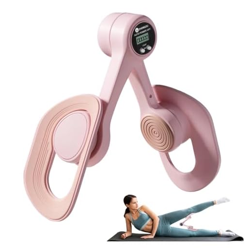 Focenat Entrenador de Piernas con Contador, Fortalecedor de Suelo Pélvico, Ejercitador de Caderas, Ejercitador de Muslos y Suelo Pélvico para Mujeres, Ejercicio Gimnasio en Casa