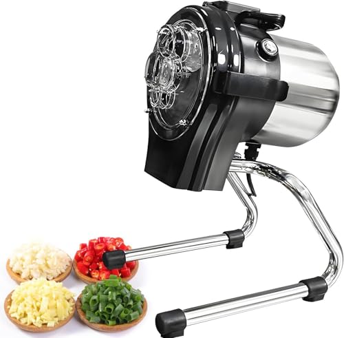 Cortadora eléctrica comercial de verduras 1-5mm 6000 RPM