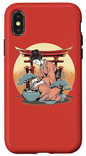 BONSAI �~�̖͂؁A�~�͂̐A���A�~�͂̐A�ؔ��A�~�� �X�}�z�P�[�X iPhone X/XS �p