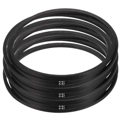 uxcell 3pcs A87 or 4L890 Classic Wrapped Rubber V-Belt, 87"(2210mm) Inside Circumference, A Profile V Belt