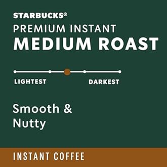 Starbucks Premium Instant Coffee - Medium Roast - 100% Arabica - 1 Tin (up to 40 cups)