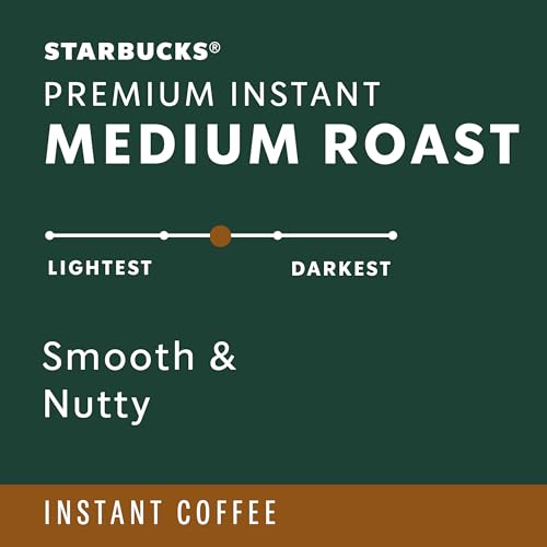 Starbucks Premium Instant Coffee, Medium Roast, 100% Arabica Beans, 3 Pack (3.17 Oz Each)