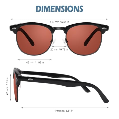 Image of CGID Retro Fake Non-Prescription Glasses Clear Lens UV400 Men Women CN56