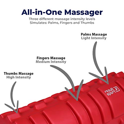 Resultsport trigger-punt massageroller, 34 x 15 cm, schuimstofrol - Image 4