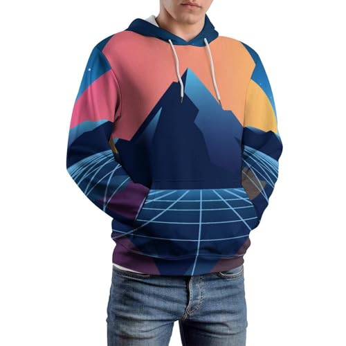 Sweat à capuche contre le froid pull unisexe rétro manche longue S - 6