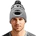 Miodoem City Beanie Knit Hat with Pom Winter Cuffed Cap Sport Fans Gift for Men Women