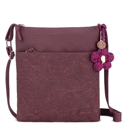 Image of The Sak Basic Crossbody Purse - Cross Body Handbag For Everyday & Travel - Zipper Closure & Adjustable Strap