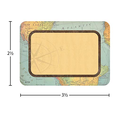 Etiquetas de identificación Travel the Map para evitar pérdidas de material escolar 4