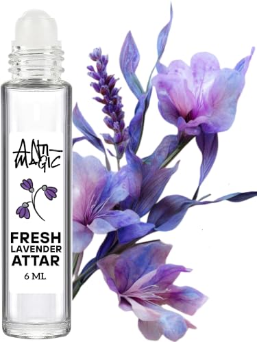Image of Fresh Lavender Attar Perfume for Men | Attar Perfume for Woman | Long Lasting Alcohol-Free Attar for Men | Natural Lavender Roll-On Perfume for Daily Wear