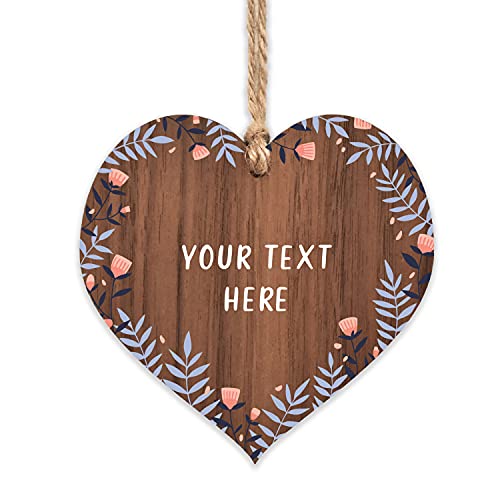 Personalised gift | wooden heart for best friends mum sister aunt nan grandma | sentimental inspirational gift for cheer up women | friendship present uk | her girls woman