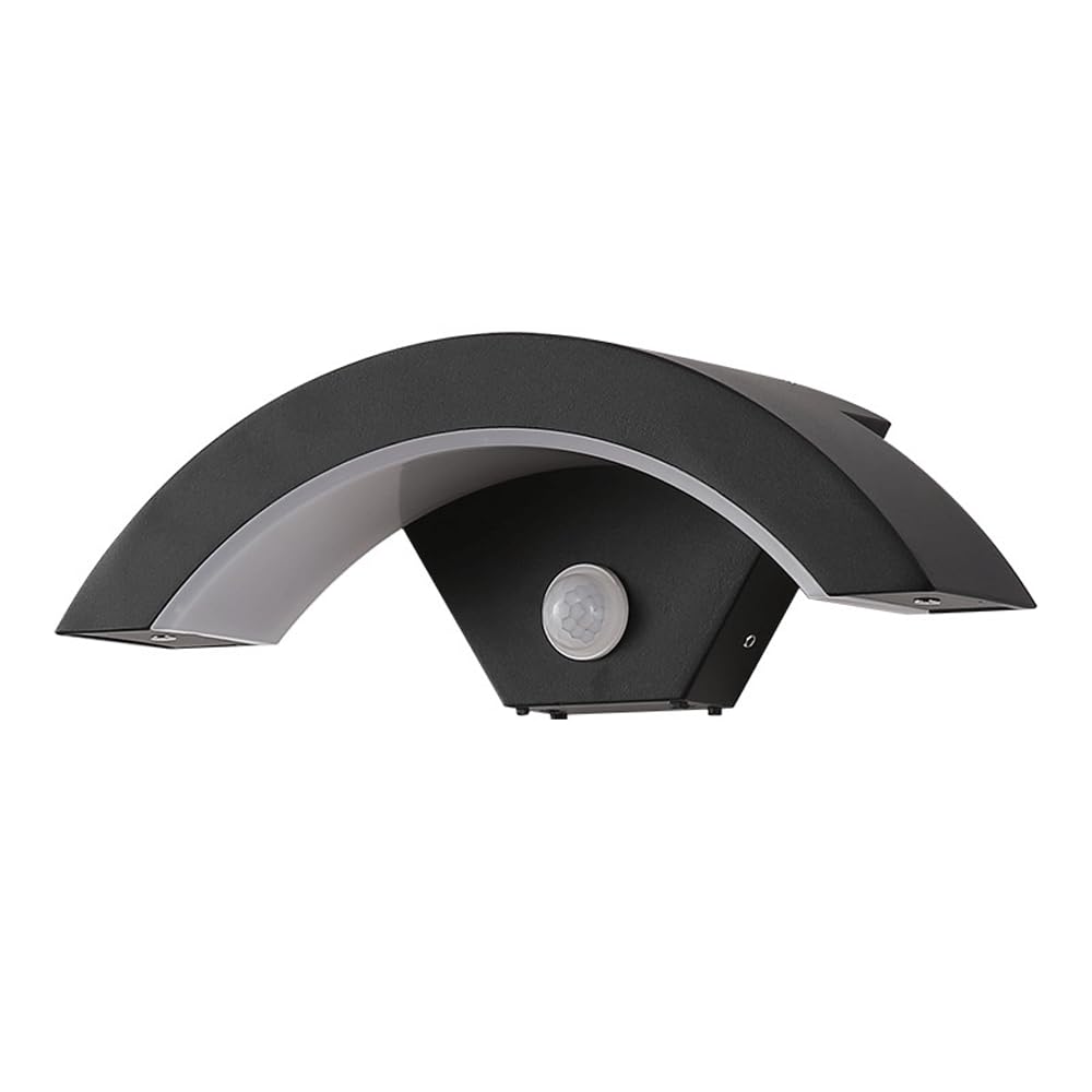 FYZDLAOR Outdoor LED Sconce with PIR Motion Sensor, ​Outside Wall Lights, IP65 Waterproof Aluminium Garden Wall Lights Mains,Porch Garage