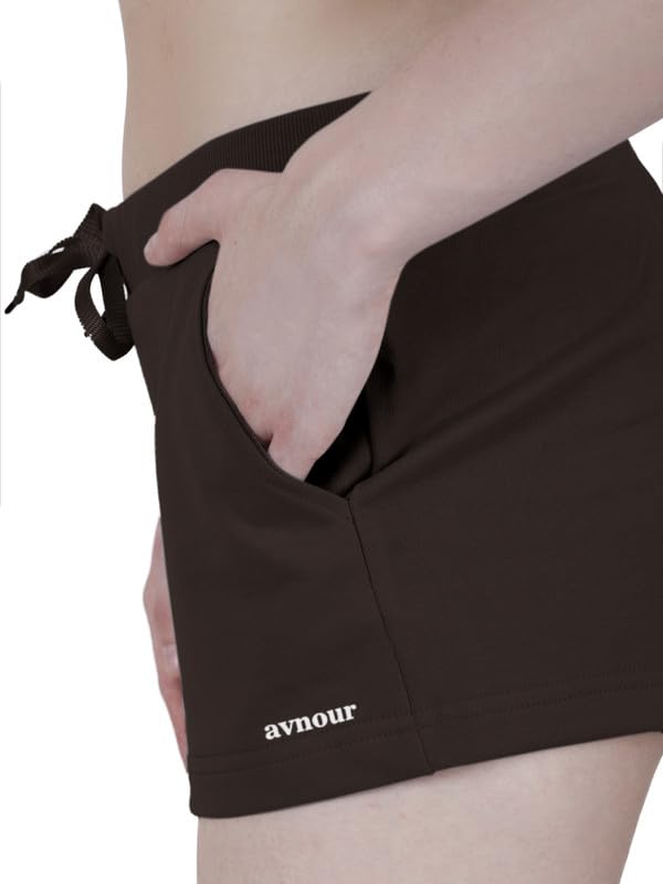 Image of Women Relax Fit Lounge Shorts PC Looper Fabric