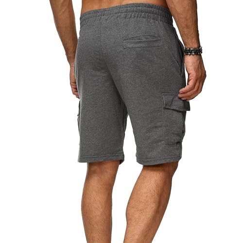 Shorts cargo deportivos para hombre con múltiples bolsillos miniatura 3