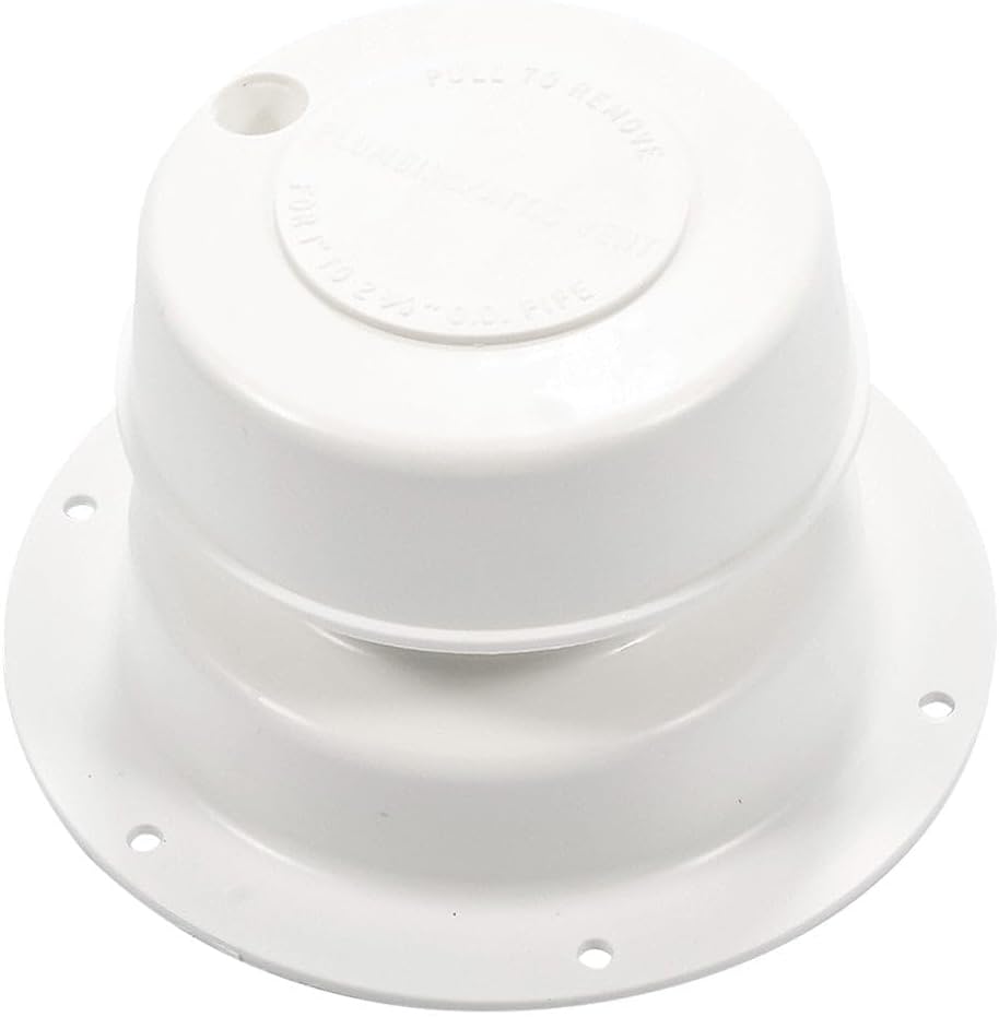 Camco 40033 Replace All Plumbing Vent Kit (Polar White)