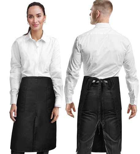 Tablier jambe fendue Under NY Sky sans cravate denim