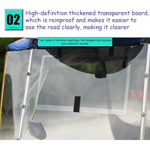 Cubierta Impermeable para Triciclo Eléctrico ideal para Paseos al Aire Libre 5