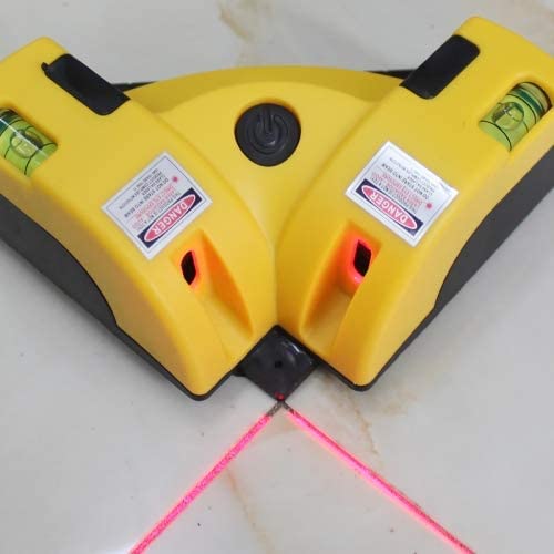 Baoer Right Angle 90 Degree Laser Level Cross Line Tiling Leveling Laser Beam Measurement Tool