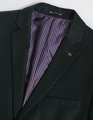 Image of Arrow Men Notch Lapel Collar Windowpane Check Blazer