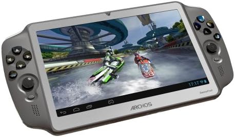 Archos Game Pad 17,8 cm (7 Zoll) Tablet-PC (Rockchip Dual-Core, 1,6GHz, 1GB RAM, 8GB Flashspeicher, Mali 400, Android 4.0) anthrazit