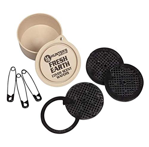 Hunters Specialties Fresh Earth Scent Wafers (3 Wafers) | Cover Scent Wafers Hunting Accessories, Cover Scent For Hunting, Scent Control Hunting Equipment, Hunting Scent Wafers (Model: 01022), Tan, 3-Pack #TOP2