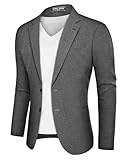 Perfekte Kombination: Dieser Herren Sakko Regular Fit Sportlich Blazer passt perfekt zu Jeans, Hosen, Hemden und T-Shirts, ist ein unverzichtbarer und immer gut kombinierbarer klassischer Blazer.