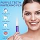 Zahnaufhellung Stift Teeth Whitening Pen - 3 Stück Purple Teeth Bleaching Stift, Zähne Aufhellen Essence Zahnbleaching Gel, Schnelles Aufhellen Bleaching Zähne, Effektiv Entfernen Flecken