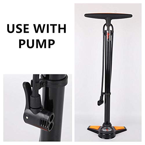 LSTCPGLAI 2 peças de bomba de pista de bicicleta de cabeça dupla conector de válvula de pneu para pn