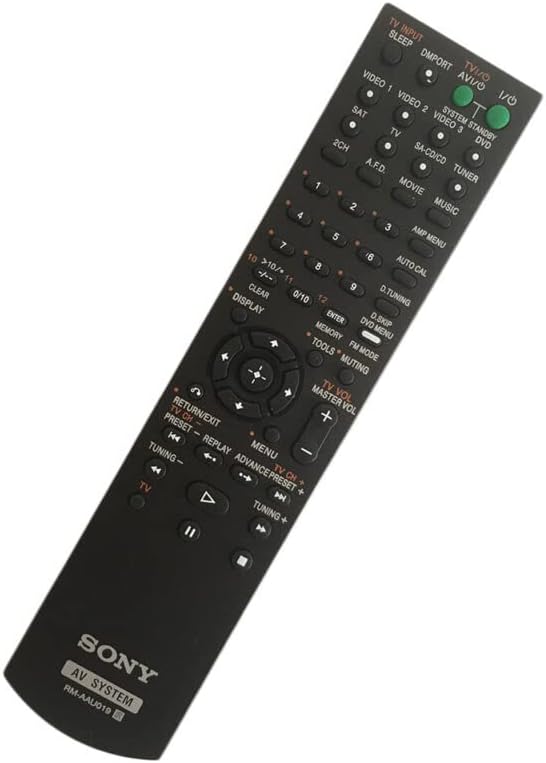 Replacement Remote Control Replace for TV/Audio/Projector for Sony STR-DG710 STR-K700 RM-AAU001 Audio AV Receiver