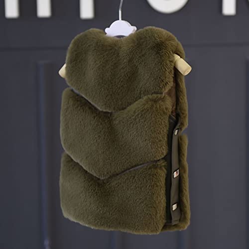 Child Girls Sleeveless Coat Winter Windproof Thicken Coat Jacket Kids Warm Vest Outerwear Toddler Jackets Boys 4t2