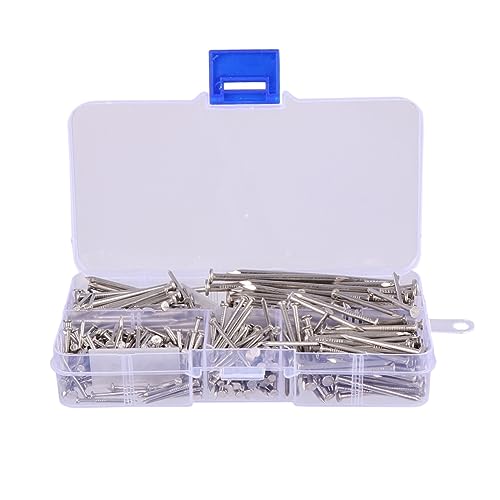 460 clavos redondos de acero inoxidable con cabeza plana para proyectos de carpintería y reparaciones en casa miniatura 1