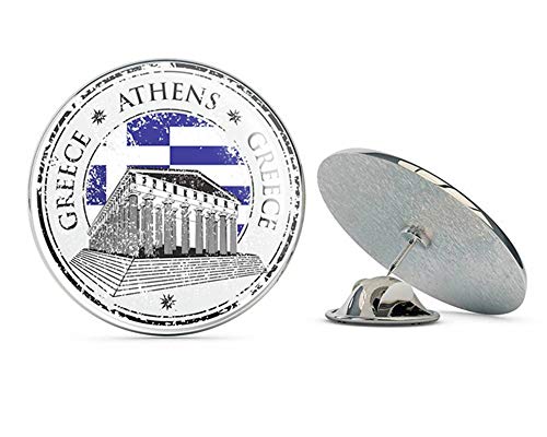 Greece Athens Round Metal 0.75