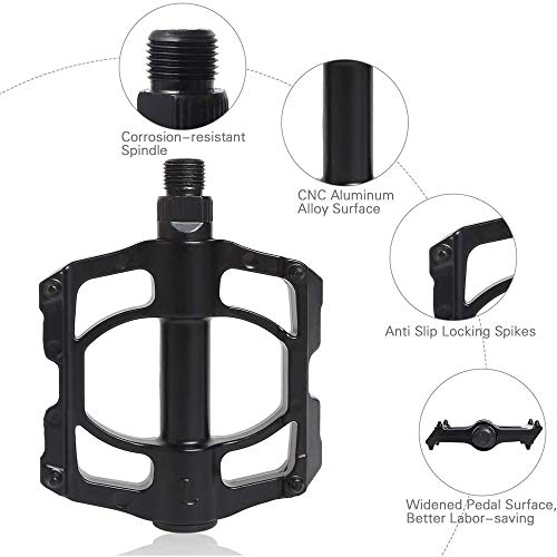 Yitaqi Bicycle Pedals,Stand Sealed Bearing Anti-Slip Saddle For Bmx Aluminum Alloy Bicycle Accessories Parts Cycling #TOP5