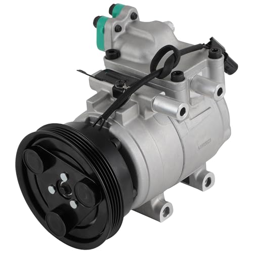 Image of SCITOO AC Compressor fit for Hyundai for Accent 1.5L 1996-2003 | Fast Cooling, Ultra Low Noise (≤72 dB)Air Conditioner Compressor with Clutch, Easy Installation, 9770122060 9770125000