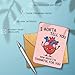 Hieprints I Aorta Tell You Funny Medical Thank You Card Cute Heart Anatomy Appreciation Card for Doctor Nurse Healthcare Worker Medical Humor Gratitude Card Single 5.3'' x 8'' Folded with Envelope