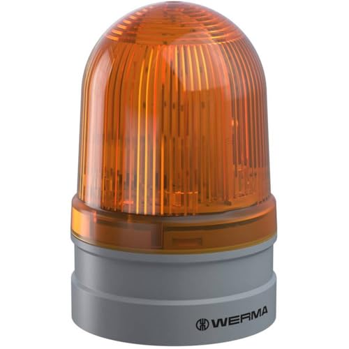 Werma Signaltechnik Signalleuchte Midi TwinFLASH 115-230VAC YE 26132060 Gelb 230 V AC