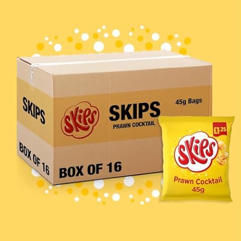 Skips Prawn Cocktail Crisps Case of 16 Cover