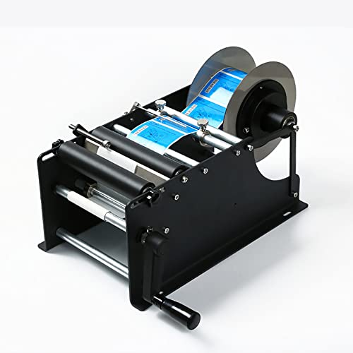 Etichettatrice semiautomatica applicatore di etichette autoadesive regolabile per una maggiore efficienza e precisione di produzione ideale per bottiglie di vetro metallo per uso plastica