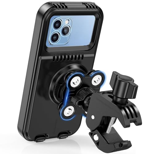 ENONEO Porta Cellulare Moto Supporto Telefono Moto Bicicletta Antivibrazione con
