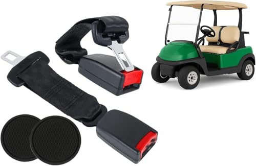 Universal, Golf Cart Seat, Black Belt Kit for EZGO, Yamaha, Club Car, Fits Front Rear Seat (Not Include Bracket)