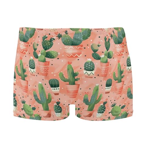 Cactus Mens Swim Trunk Swimwear Bathing Suit Swim Brief Square Leg Board Short S B0403570