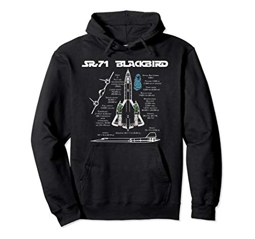 SR-71 Blackbird Specs Hoodie-Pullover Hoodie-Stealth Pullover Hoodie