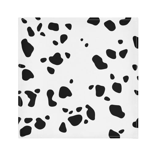 Servilletas de tela estampado vaca x6 50.5x50.5 cm miniatura 6