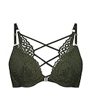 In diesem verführerischen Push-up-BH fühlst du dich mega sexy! Der BH schließt auf der Vorderseite und ist mit einem femininen Racerback aus Spitze versehen. Der Racerback ist mit einem stylishen Lace-Up-Detail verziert. Vervollständige dein Set mit einem der dazugehörigen Slips.