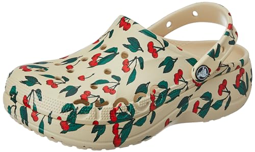 Crocs Womens Bayaplfmprntclg Clogs Cherry, 2 UK, Red (B0C8ZCKN9W) Amazon Price History, Amazon Price Tracker