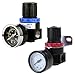 Adjustable-Pneumatic Mini-Air Pressure Relief Control Compressor Regulator Units-Valve With Gauge Fitting AR2000 G1/4'' Window Regulator Passenger Side Voltage-regulator Wall Clock With Pendulum