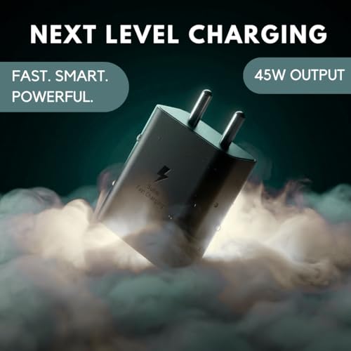 Image of 45W PD Type C Charger with USB C Cable for Samsung Galaxy S26 /S25 /S24 Ultra /S23 FE /S21 FE /M55 /M35 /A55 /Z Fold 7 /Flip 7