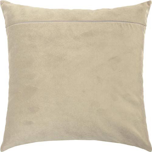 Image of Brvsk Cafe au Lait. Velvet Backing for Throw Pillow Kits 16 x 16 inches (with Zipper) from Europe